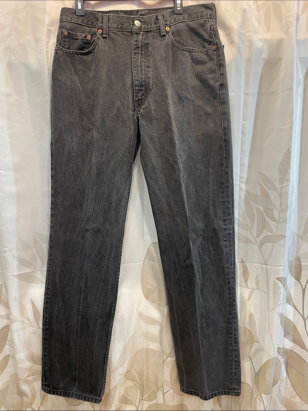 Levi's Black Straight Jeans